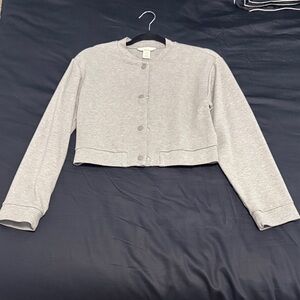 H&M Gray Crop Top
